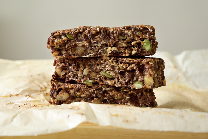 Vegan Date Breakfast Bars - Little Swiss Baker