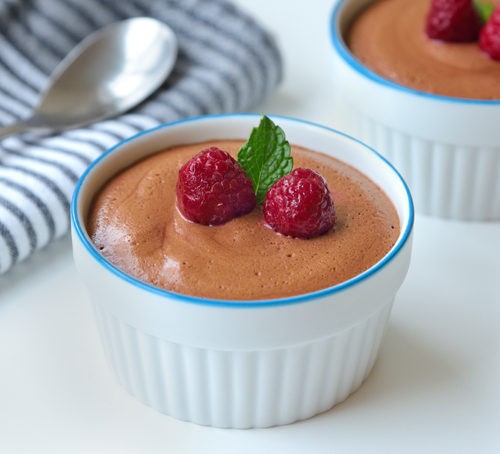 Aquafaba Chocolate Mousse Little Swiss Baker